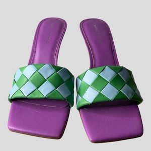 New, Never Worn Size 9.5 Marc Fisher Woven Heels